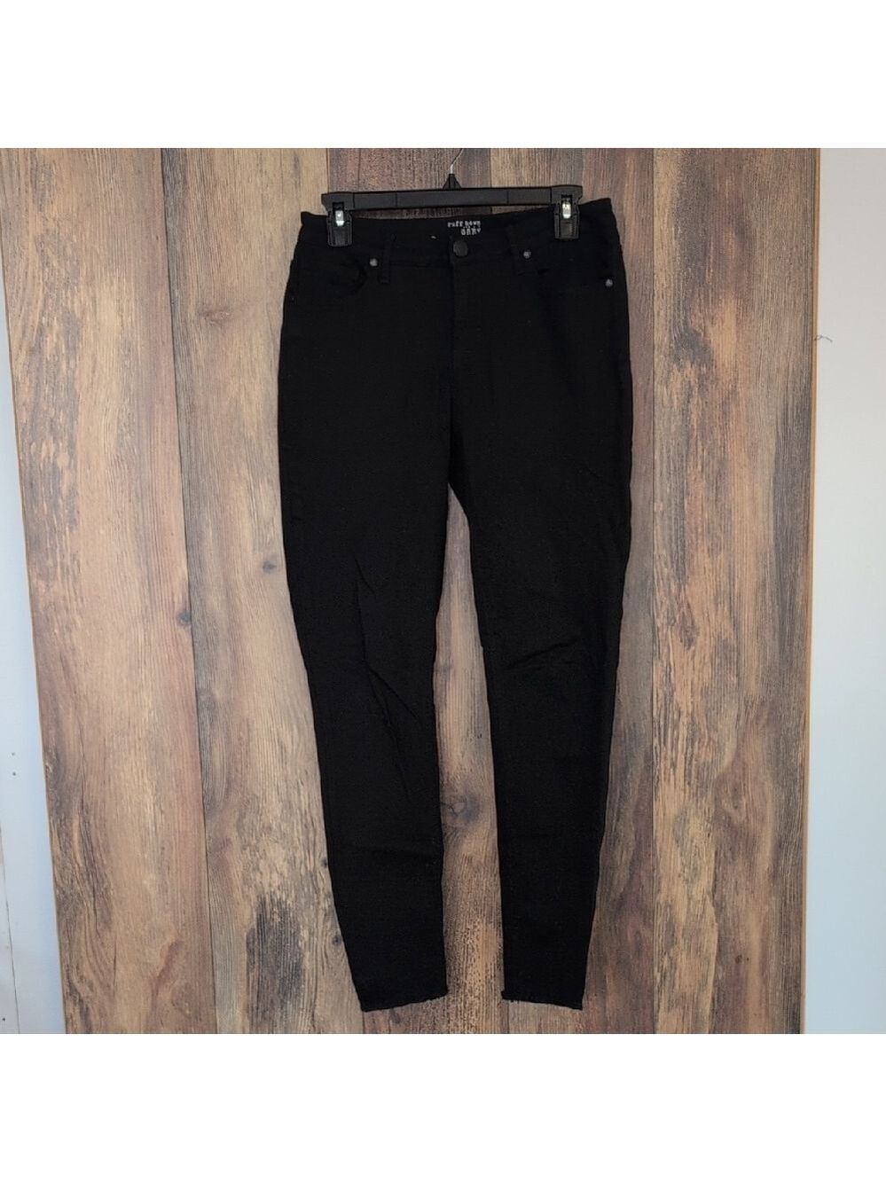 Ruff Hewn Black Ankle Crop Skinny Jeans 2                 172JH